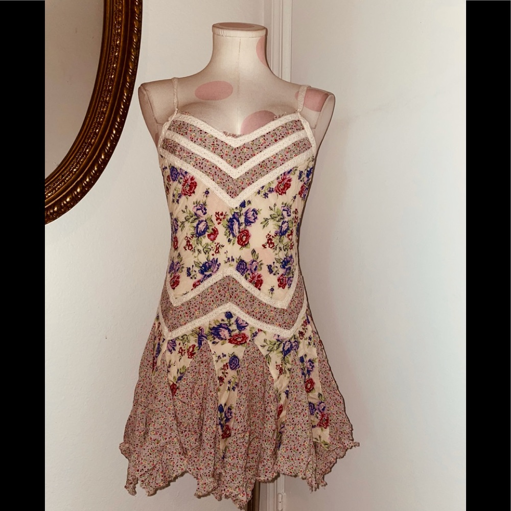 COPY - Intimately In And Out Ditsy Floral Ruffle Slip Dress by Free People XS